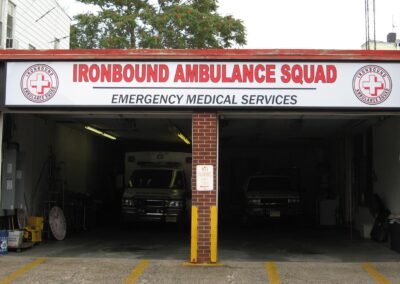 Ambulance Squad Sign Installed