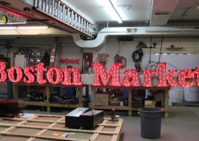 Boston Market LED Sign