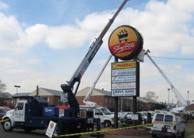 Shoprite Sign Serviced